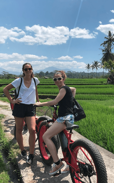 Tour en Ubud con Bicicleta eléctrica