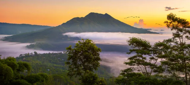 Ruta centro Bali Mirador al volcán y lago Batur