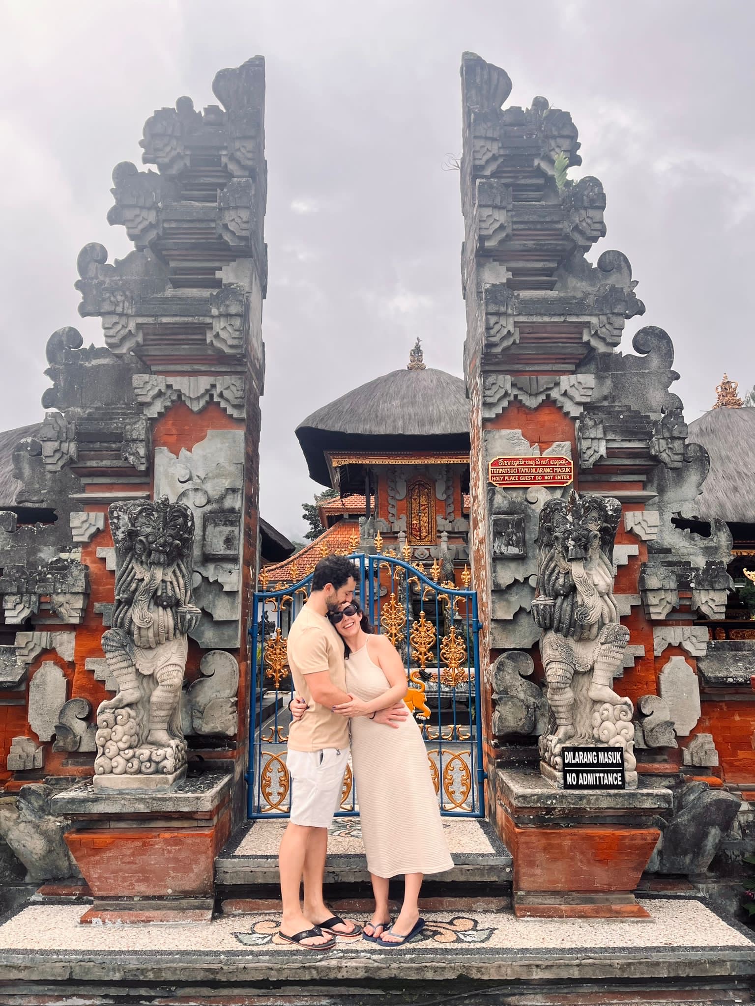 Arrozales Tegalalang Ubud verdes pareja viajeros Bali temporada